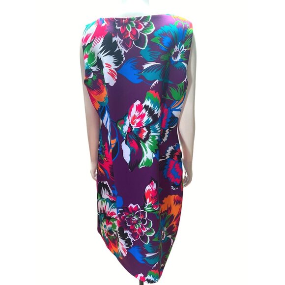 Calvin Klein Womens Floral Sleeveless Dress Size 14 - Picture 3 of 10
